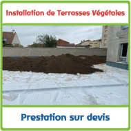 Etalement de terre avec un Bobcat à chenilles
