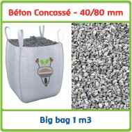 Bigbag Béton Concassé 40/80 mm