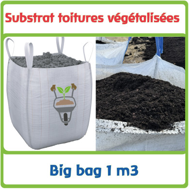 Substrat toitures végétalisées