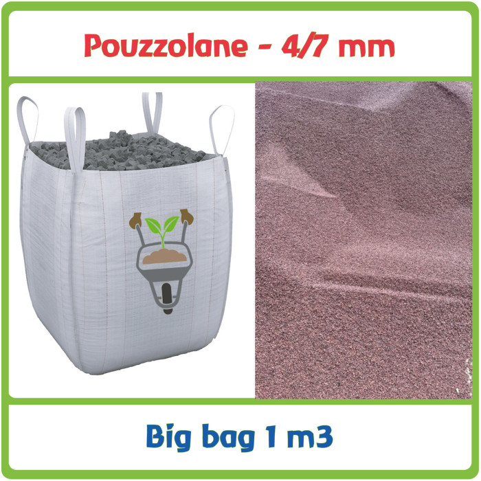Big bag Pouzzolane Petite taille - 1 m3