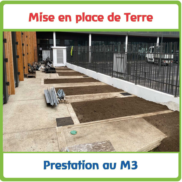 Etalement de Terre manuellement