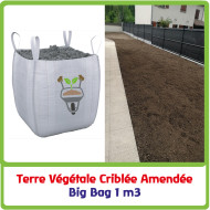 BigBag Terre Végétale Criblée Amendée - 1 m3