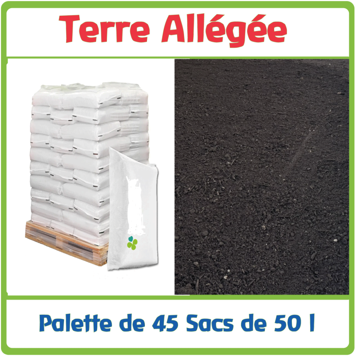 Terre Allégée - Palette de 45 sacs de 50L