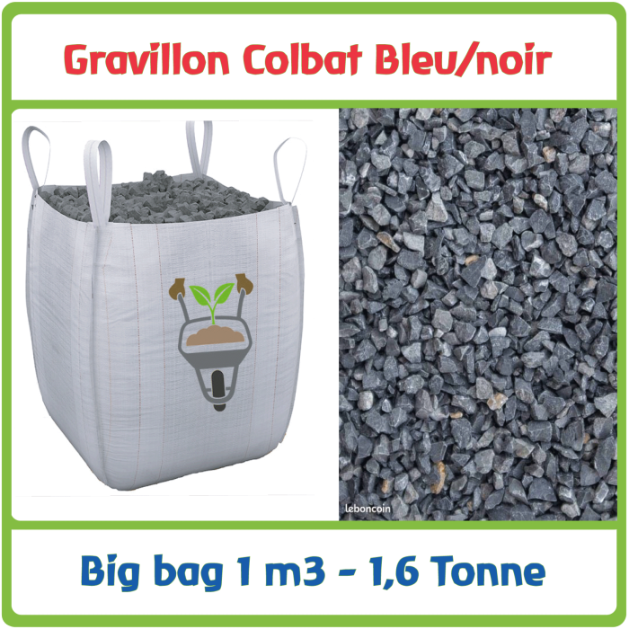 Acheter Gravier Cobalt Bleu/Noir – Pierre décorative pour jardin, allée et paillage