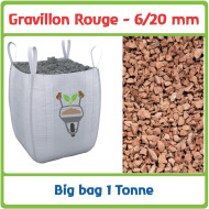 Gravier Rouge Concassé 6/14 mm – Big Bag 1T | BigBagSelect