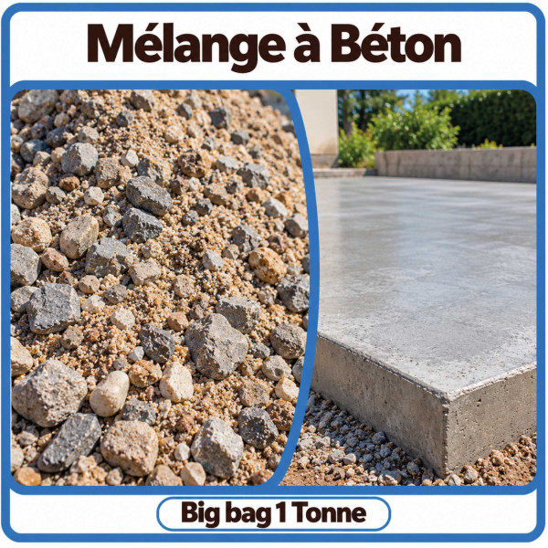 Sable pour béton en big bag