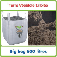 Petit volume de terre végétale en sac